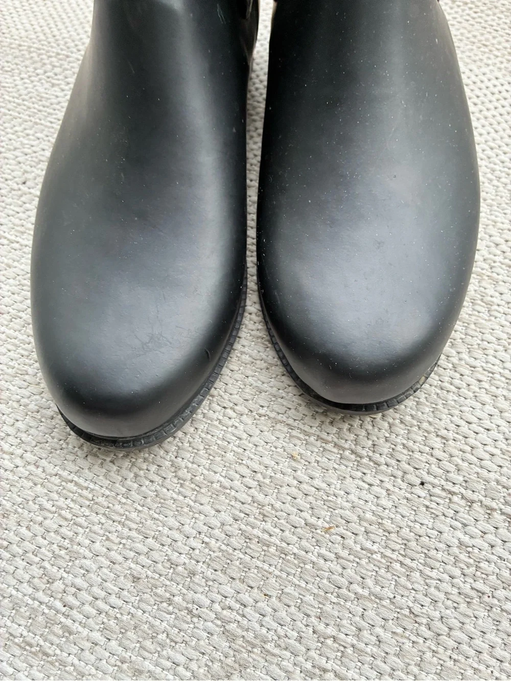 Gap Black Chelsea-Style Rain Ankle Boots